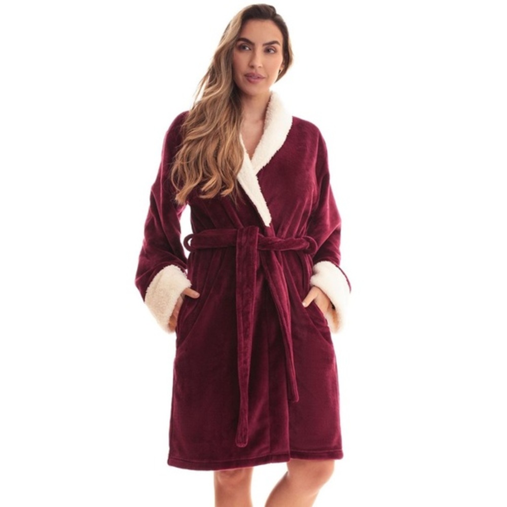 Victoria's Secret vintage burgundy Red Fabric Tag cozy chic soft glam luxury Y2K